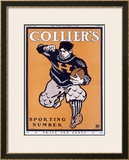 Colliers Havard Football Framed Giclee Print
