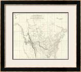 New Discoveries in the Interior Parts of North America, c.1814 Framed Giclee Print by Aaron Arrowsmith