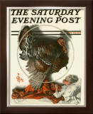 Turkey Dreams, c.1917 Framed Giclee Print by Joseph Christian Leyendecker