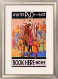 Winter P&O in the East Framed Giclee Print by Dorothy Newsome