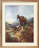 Morning Shower Posters por Frank Tenney Johnson Morning Shower Posters por Frank Tenney Johnson