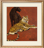 Jaguar and Black Panther Posters by Warwick Reynolds