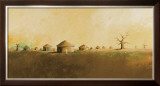 Huts Poster by Jean-pierre Gack