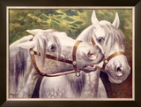Livestock Horse Fair Framed Giclee Print