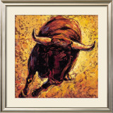 Bulls I Prints by John Lopez