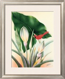 Cardinal Framed Giclee Print by Frank Oda