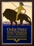 Gebr Fretz Framed Giclee Print by Carl Moos