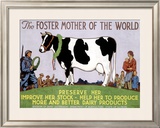 Foster Mother of the World Framed Giclee Print by Richard Fayerweather Babcock
