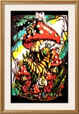 Mushroom Caterpillar Art