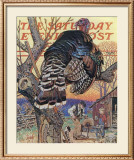 Turkey in the Tree, c.1939 Framed Giclee Print by Joseph Christian Leyendecker