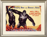 Ringling Brothers: Mr. and Mrs. Gargantua the Great Framed Giclee Print