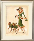 Prancing Poodles Prints by Karen Dupré