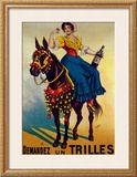 Aperitif Trilles Framed Giclee Print by G. Lafin