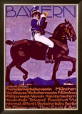 Bavaria Horse Framed Giclee Print