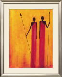 Massais' Tradition Posters by Valerie Delmas