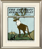 The Elk, c.1902 Framed Giclee Print by Charles Livingston Bull