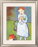 Child with a Dove, c.1901 Prints by Pablo Picasso