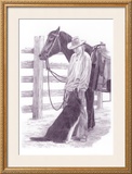Devotion Framed Giclee Print by Lorrie Beck