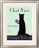 Chat Noir - Black Cat Impressão emoldurada de edição limitada por Ken Bailey Chat Noir - Black Cat Impressão emoldurada de edição limitada por Ken Bailey