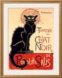 Tournee du Chat Noir Framed Giclee Print by Théophile Alexandre Steinlen