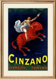 Cinzano Vermouth Torino Framed Giclee Print by Leonetto Cappiello