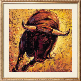 Bulls I Prints by John Lopez