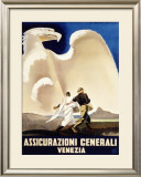 Assicurazioni Generali Venezia, 1936 Framed Giclee Print