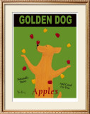 Golden Dog Impressão emoldurada de edição limitada por Ken Bailey Golden Dog Impressão emoldurada de edição limitada por Ken Bailey