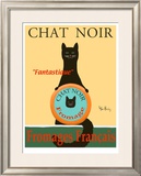Chat Noir II - Black Cat Impressão emoldurada de edição limitada por Ken Bailey Chat Noir II - Black Cat Impressão emoldurada de edição limitada por Ken Bailey