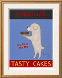 Schnoodle Tasty Cakes Impressão emoldurada de edição limitada por Ken Bailey Schnoodle Tasty Cakes Impressão emoldurada de edição limitada por Ken Bailey