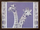 Two Giraffes Art by Javier Palacios