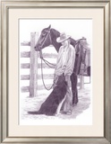 Devotion Framed Giclee Print by Lorrie Beck