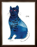 25 Cats Named Sam and One Blue Pussy by Andy Warhol, c.1954 (Blue Sam) Prints by Andy Warhol