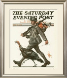 Soldier Leading Turkey, c.1918 Framed Giclee Print by Joseph Christian Leyendecker