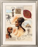 African Profiles Prints by Marc Lacaze