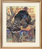 Turkey in the Tree, c.1939 Framed Giclee Print by Joseph Christian Leyendecker