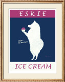 Eskie Ice Cream Impressão emoldurada de edição limitada por Ken Bailey Eskie Ice Cream Impressão emoldurada de edição limitada por Ken Bailey