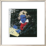 Beethoven, c.1987 (blue face) Posters por Andy Warhol Beethoven, c.1987 (blue face) Posters por Andy Warhol
