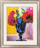 Roses in a Blue Vase Prints by Alexej Von Jawlensky
