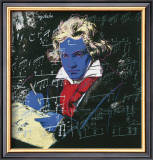 Beethoven, c.1987 (blue face) Prints by Andy Warhol