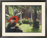 Afternoon in the Cluny Garden, Paris, 1889 Posters by Charles Courtney Curran