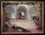 Sunlit Courtyard Prints by Haibin 
