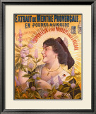 Extrait de Menthe Provencale Framed Giclee Print