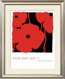 Four Reds, May 7 2009 Posters por Donald Sultan Four Reds, May 7 2009 Posters por Donald Sultan