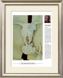 Twentieth Century Art Masterpieces - Georgia O'Keeffe - Cow's Skull with Calico Roses Prints by Georgia O'Keeffe