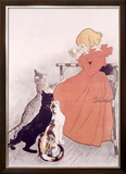 Lait Sterilise, 1896 Framed Giclee Print by Théophile Alexandre Steinlen