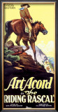 Art Acord Riding Rascal Cowboy Framed Giclee Print