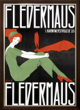 Fledermaus Framed Giclee Print by Fritz Langer