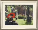 Afternoon in the Cluny Garden, Paris, 1889 Prints by Charles Courtney Curran