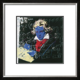 Beethoven, c.1987 (blue face) Posters por Andy Warhol Beethoven, c.1987 (blue face) Posters por Andy Warhol